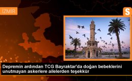 Depremin ardından TCG Bayraktar’da doğan bebeklerini unutmayan askerlere ailelerden teşekkür