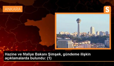 Hazine ve Maliye Bakanı Mehmet Şimşek’ten vergi ve ekonomi açıklamaları