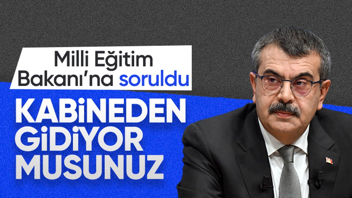 Yusuf Tekin’den kabine değişikliği açıklaması: En çok beni konuşuyorlar